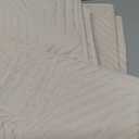 Exclusivo Mezcla Ultrasonic Twin Quilt Bedding Set, Lightweight Brich Beige Bedspreads Soft Modern Geometric Coverlet Set for All Seasons (1 Quilt and 1 Pillow Sham)