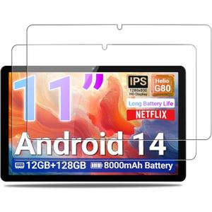 Screen Protector for DigiLand R11 11inch, HD Tempered Glass,9h Hardness,Scratch,Anti-Fingerprin,Tempered Glass Film Guard for DigiLand Tab R11[2 Pack]