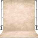 8x10ft Fabric Beige Abstract Portrait Thick Photography Backdrop (No Stand No Clips) Vintage Texture Photoshoot Background Adults Newborns Kids Headshot Parties Photo Video Studio Props