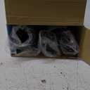 Whitmor Adjustable Clothes Rack Heavy Duty Clothing Rack Collapsible Rolling Clothes Organizer with Sturdy Wheels, Easy to Assemble, Black and Chrome