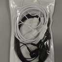 2 Pack Wired Earbuds with Microphone, Deep Bass Noise Isolating in-Ear Headphones, HD Stereo Sound, Secure Fit for Sports/Running/Gym, Universal 3.5mm Jack (Black+White)