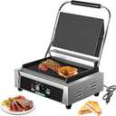 Commercial Electric Panini Grill, 1700W Stainless Steel
50‑300℃ Adjustable Temperature, CE Certified, Ideal for Restaurant & Catering, Heavy‑Duty Electric Sandwich Panini Maker