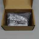 #8 x 5/8" Deck Screws (637Pcs) 2lb. Exterior Wood Screws. Carbon Steel, Black, Flat Head, Rust Resistant epoxy Coated, with T25 Star Bit