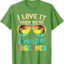 Cruise Ship Vacation Friends Buddies Couples Girl I Love It T-Shirt (Grass Green, 3XL)