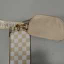 Local Girl Dual Wristlet in Khaki Checker