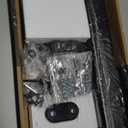 Universal Swivel TV /Table Top TV Stand for 19 to 43 inch TVs with 90 Degree Swivel, 4 Level Height Adjustable, Heavy Duty Tempered Glass Base, Holds up to 99LBS HT02B-001