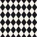 5x7 Washable Checkered Rugs for Bedroom, Black and White Area Rug for Living Room, Geometric Faux Wool Carpet for Kids, Girls, Boys Playroom, Dorm, Nursery, Dining Room, Kitchen, Non Slip,