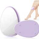 Crystal Hair Remover for Women and Men, Reusable Crystal Hair Eraser Magic Painless Exfoliation Hair Removal Device, Epilator Device for Legs Back Arms (Purple)