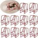 Happy Tree (10 Pack) 1/2" IPS Fire Sprinkler Head Guard Cover Red for Pendent & Upright & Horizontal Sidewall Head - Double Hook Fire Sprinkler Head Cover Cage