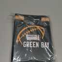 Football Card Binder with Sleeves 400 Pocket, Green Bay Football Card Holder for Trading Cards Sports Card 3 Ring Binder Folder Football Collector Album Storage Book Case Kids Boys Girls Gift