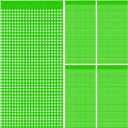 Square Tinsel Curtain Party Backdrop - 5pcs Glitter Foil Fringe Curtain Party Decor Green Photo Booth Backdrop Streamers for Halloween, Christmas, Birthday, Graduation, Wedding Party Decorations