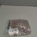 DEANGELMON Wireless Strapless Bras for Women Front Closure Non-Slip Padded Bandeau Bralette Comfort Wavy Edge Tube Top Bra (Small, Hazelnutcoffee)