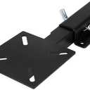 Iron Forge Tools Hitch Winch Mount - Vise Mounting Plate for Truck Bed, Trailer, and ATV - Table Hitch Mounted Receiver - Universal Fit Vice Stand for Pipe, Winch, Grill & Chain Vises