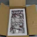 100% Natural Luxury Calaccata Viola Marble Small Hand Towel Tray Holder Organizer, Makeup Bathroom Holder (Viola-rectangle-10"x5"x0.7")