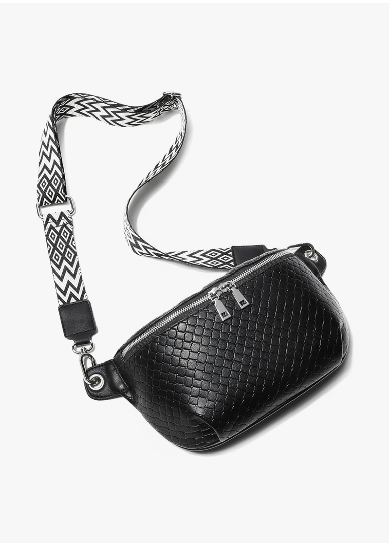 Crossbody Sling Bag Purse for Women - Small Chest Fanny Pack Trendy Travel Faux Leather Cross Body Bags with Adjustable Strap