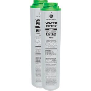 GE Under Sink Water Filter Replacement, Dual Flow, Reduces Sediment, Rust & Other Impurities from Water, Fits GXK255TBN Under Sink Filtration System, Replace Every 6 Months, FQK2J, 2 Filters