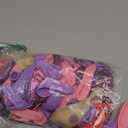 Amandir 153pcs Pink Purple Balloon Garland Arch Kit, Different Sizes 18 12 10 5 inch Pink Purple Red Latex Metallic Confetti Purple Balloons for Girl Women Birthday Bridal Baby Shower Party Decoration