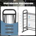 3-Tier Adjustable Dumbbell Rack, Holds 450 Lbs Total, Multi-Purpose Storage Stand for Dumbbells, Kettlebells&Weight Plates - Space Saving Home Gym Organize