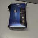 Beard Trimmer for Men, Magnetic Snap-on Replacement Heads & Charging Dock, IPX7 Waterproof Cordless Hair Clippers, Mens Grooming Kits for Mustache/Body/Face/Ear/Nose, Gray