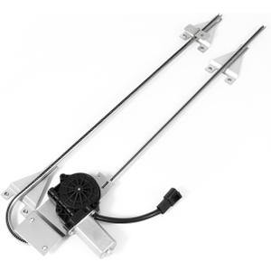 Power Window Regulator with Motor Compatible with Peterbilt 357, 1987-1996/Peterbilt 378, 1987-1988/Peterbilt 379, 2003-2005, Front Left Driver Side - Replace 741-5401 HLK2281 R21-6011