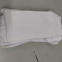 Fasot Men Toe Socks Running Wicking Split Toe Crew 5 Finger Cotton Athletic 3 Pack, Medium, 3 White