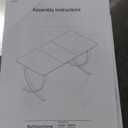 Tribesigns Executive Desk, 63 W x 31.5 D Large Office Desk, Modern Computer Desk Conference Table Meeting Room Table, Business Furniture for Home Office, White and Gold