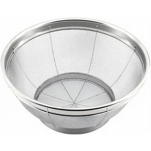 Fine Mesh Strainer for Kitchen, 4 Quart Stainless Steel Colander Bowl for Pasta, Rice, Fruit, Metal Net Baskets with Resting Base - Strain, Drain, Rinse (Heavy Duty)
