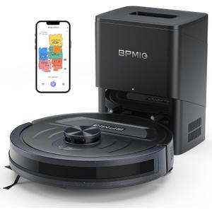 Robot Vacuum and Mop with Self-Empty Dock, 60-Day Capacity, 5500Pa Suction, LiDAR Mapping, 120-Min Runtime, Custom Schedule, Alexa & WiFi/App Compatible, Ideal for Pet Hair, Carpets, and Hard Floors Robot Vacuum and Mop with Self-Empty Dock, 60-Day Capacity, 5500Pa Suction, LiDAR Mapping, 120-Min Runtime, Custom Schedule, Alexa & WiFi/App Compatible, Ideal for Pet Hair, Carpets, and Hard Floors