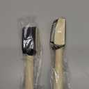 JKJF Dance Shoes Brush, Suede Sole Wire Shoes Wood Cleaning Brush, Shoes Cleaner Brush (2 Pcs)