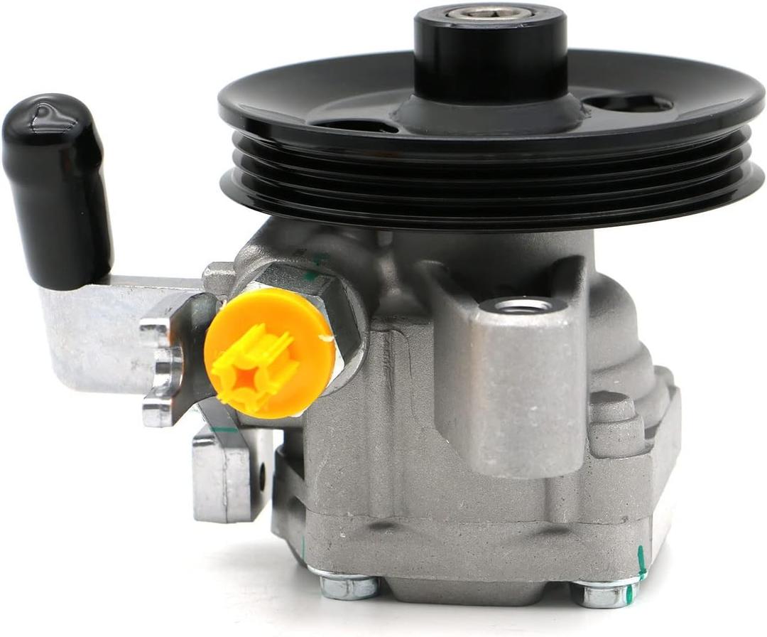 Chefull 21-5440 Power Steering Pump with Pulley for 2004 2005 2006 2007 2008 2009 for Kia Spectra5, 2005-2010 for Kia Sportage, 2005-2009 for Hyundai Tucson, OE-Quality New Power Assist Pump