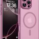 TOCOL for Phone 16 Pro Case, Compatible with Magsafe Charger, Full Camera Protection, Drop Protection, Translucent Matte Phone Case for iPhone 16 Pro 6.3 inch (Lilac Purple)
