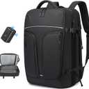 TANGCORLE Vacuum Compression Backpack for Travel, 47L Expandable Backpack with Pump, 17 inch Laptop Backpack Luggage Flight Approved with Vacuum Compression System