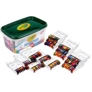 Crayola Crayon Tub (240ct), Bulk Crayons for Kids, Essential Easter Basket Stuffers for Toddlers, Spring Craft Supplies, Coloring Gifts for Kids, Ages 3+ [ Exclusive]