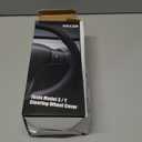 Uxcer Nappa Leather Steering Wheel Cover Compatible with Tesla Model 3/Y 2016-2025 2026 Juniper/Highland, Non-Slip Breathable Model 3/Y Steering Wheel Protector, Black