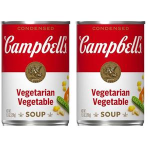 Campbells Condensed Vegetarian Vegetable Soup, 10.5 Ounce Can (Pack of 2), JAN 05/2027