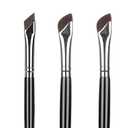 Etercycle Eyeliner Brushes Set, Fine Angled Eyeliner Eyebrow Concealer Brushes, Upgraded Sickle Ultra Thin Slanted Flat Angle for Beauty Cosmetic Tool(3 Pieces)
