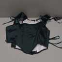 Scarlet Darkness Green Corset Tops for Women Overbust Renaissance Corsets for Party Gray Green Size 6
