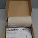 Small Lamp Shade, Beige Drum Lampshade 8.7''Top X 8.7'' Bottom X 7.9'' High, Replacement Lamp Shade Natural Linen Hand Crafted for Table Lamps Floor Lamps Chandelier Lamp, Easy Assembly Required