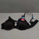 Maidenform Womens T-Shirt Bra, Comfort Devotion Underwire Bra, Full Coverage Bras for Women (34C, Black/Body Beige Lining)