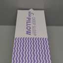 C CUSHION LAB Deep Sleep Pillow, Patented Ergonomic Contour Design for Side & Back Sleepers, Orthopedic Cervical Shape Gently Cradles Head & Provides Neck Support & Shoulder Pain Relief - Calm Grey