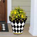 Briarwood Lane Everyday Planter 14" x 15" x 15" Checkerboard Large Planter