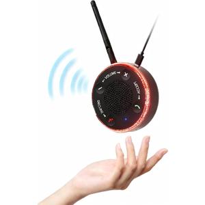 iGuerburn Loud Cell Phone Ringer Amplifier for Seniors & Hearing Impaired, 116dB External Ringer for Cell Phone with Dual Alert, Bluetooth 5.3 Speakerphone Dedicated Answer/End Call