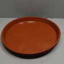 4 Pack of 6 inch Plant Saucer, 6  inch Plant Saucers, Heavy Duty Plastic Plant Water Tray, Planter Drip Trays for Pot, Flower Saucers for Indoors (6 inch, Terracotta)