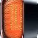 Space Heater, Portable Small Heaters for Indoor Use, Electric Desk Heater with Overheat and Tip-Over Protection, Mini Personal Heaters for Home Office Workspace, Black