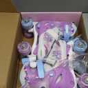 METROLLER Kids Roller Skates Girls Different Ages Adjustable Toddler Roller Skates Shining Wheels Little Unicorn Sports Outdoors | Medium-Big Kid (13c-3 US)