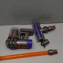 Casdon Dyson Cordless Vacuum Interactive & Officially Licensed Toy Dyson Vacuum for Children Aged 3+ Realistic Role-Play Fun, Purple and Orange