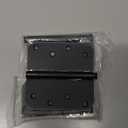 Haidms 3 Pack Exterior Door Hinges 4 Inch No Squeak Oil Rubbed Bronze Hinges with 5/8" Radius Corner Removable Pin Full Mortise for Heavy Duty Hardware
