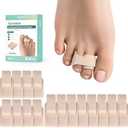 Welnove Hammer Toe Straightener - 16 Pack Broken Toe Wraps - Hammer Toe Corrector for Women - Toe Splints for Crooked Toes, Curled Toes, Bent Toes - (Multi-Size, Beige) Missing Pieces