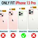 VANAVAGY Compatible for iPhone 13 Pro Wallet Case for Magsafe Wireless Charging, PU Leather Flip Folio Phone Case with Wrist Strap RFID Blocking Card Holder Screen Protector,Brown