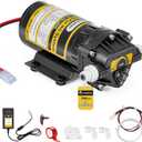 200GPD Booster Pump for RO System Complete Kit Suitable for Home Reverse Osmosis Water Filter System Quick-Connection Design High Pressure Switch Pressure Adjustable (8800)